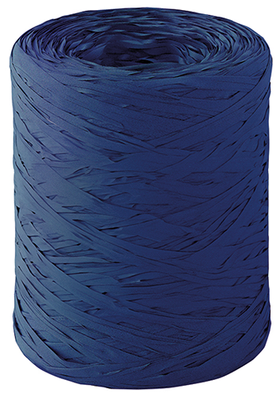 Basic synthetic dark blue Raffia tape (200m roll)