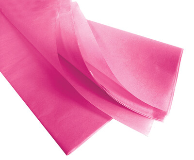 Papier mousseline fuchsia75x50cm (480 feuilles)