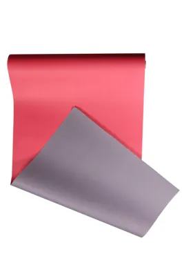 Image au survol de Papier cadeau Offset Duo anthracite/rouge 70g 0.70x100m