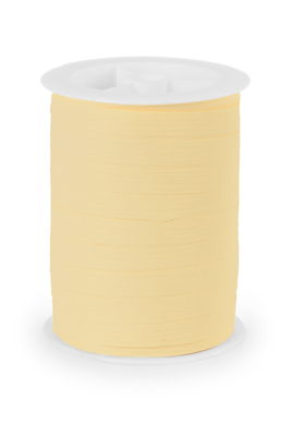 Matte ivory bolduc ribbon (10mm x 250m roll)