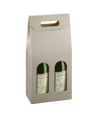 Valisette New York carton 2 bouteilles