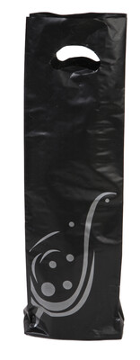 Impulsion black/silver plastic bag 1 bottle