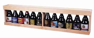 Julio natural wood meter 12 beers 33cl (Steinie type)