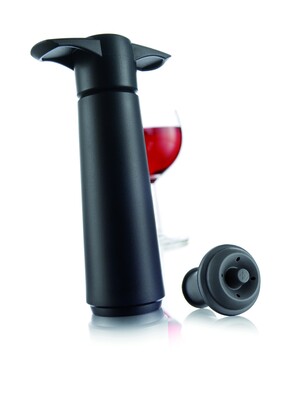 Pompe à vide Wine Saver Giftpack noire Vacuvin