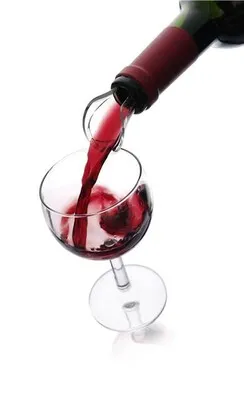 Image au survol de Bec verseur anti-goutte Wine Server Cristal noir Vacuvin