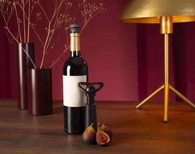 Image au survol de Set à vin Wine Saver Giftset 5 pièces Vacuvin