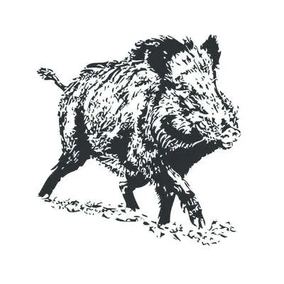 Image au survol de Vinolok crystal stopper - Hunting/Boar