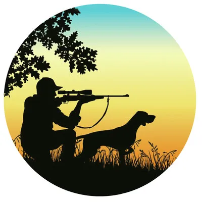 Image au survol de Bouchon Vinolok cristal - Chasse/Chasseur et son chien