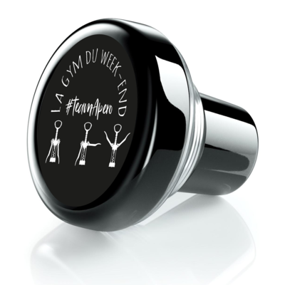 Vinolok black crystal stopper - La gym du week-end