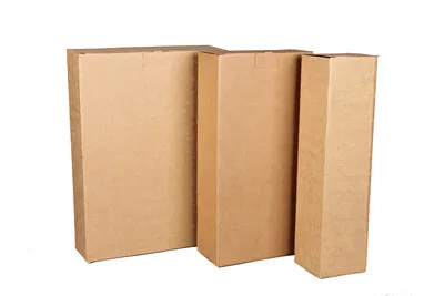 Image au survol de Atlanta 3-bottle smooth kraft cardboard box - FSC7®