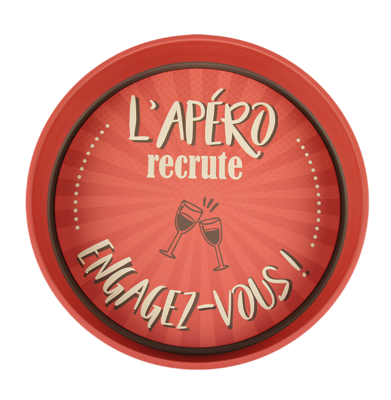 Viggo metal tray - L'apéro recrute…