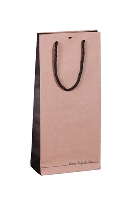 Sac Elusa papier kraft 2 bouteilles - FSC®7