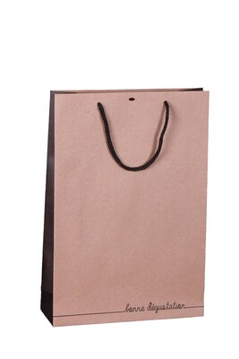 Sac Elusa papier kraft 3 bouteilles - FSC®7