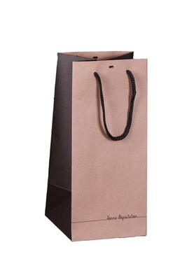 Sac Elusa papier kraft cabas spiritueux 15x15x33cm - FSC®7