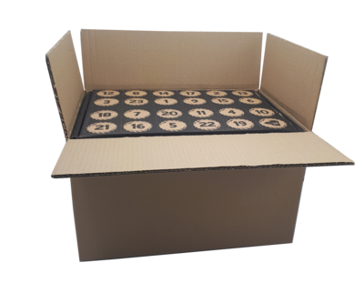 Bruxelles shipping carton for beer advent calendar box