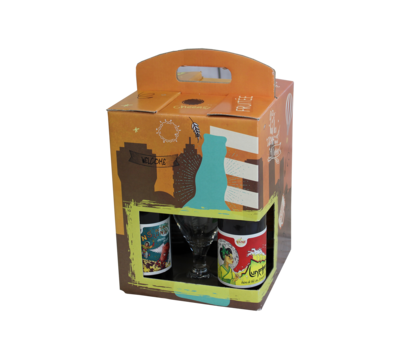 Valisette Box San Francisco carton Urban 9 bières 33cl - FSC®7