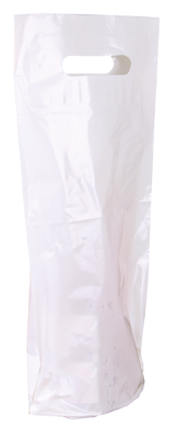 Ecolo white recyclable plastic bag 1 bottle