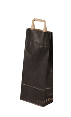 Nuance bag kraft paper black/red 1 or 2 bottles