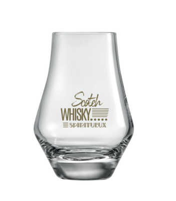 Verre à whisky Dylan 18cl décoré or - Scotch Whisky Spiritueux