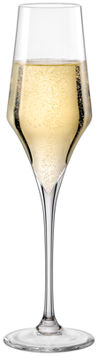 Flute à champagne Raffinato sur pied 22cl