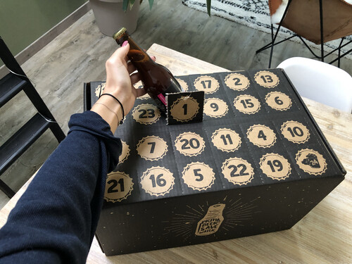 Product image San Diego advent calendar reinforced cardboard decorated with 24 beers 25-50cl