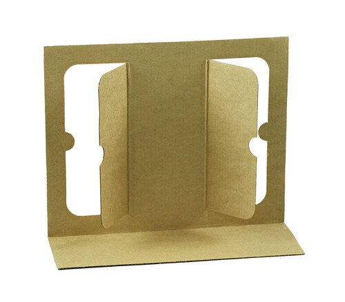 Product image Nuance black/red kraft paper bag 3 bottles