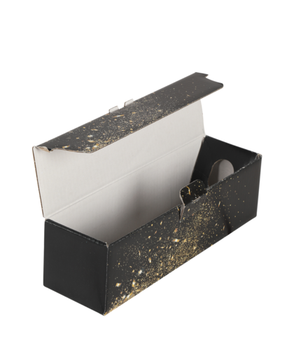 Product image Helsinki 1-bottle white/gold/grey cardboard box - FSC7®