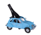 Product image Decorative 2CV blue metal bottle holder