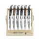 Product image Vivarais corkscrew knife engraved blade/wooden handle 4 assorted colours box