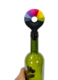 Product image Romeo clip-on silicone glass stopper and marker black/multicolour